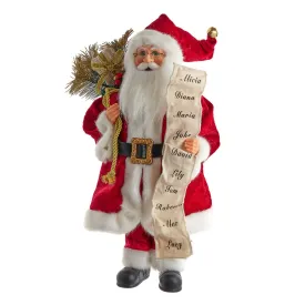 17.25" Kringles Traditional Santa With List