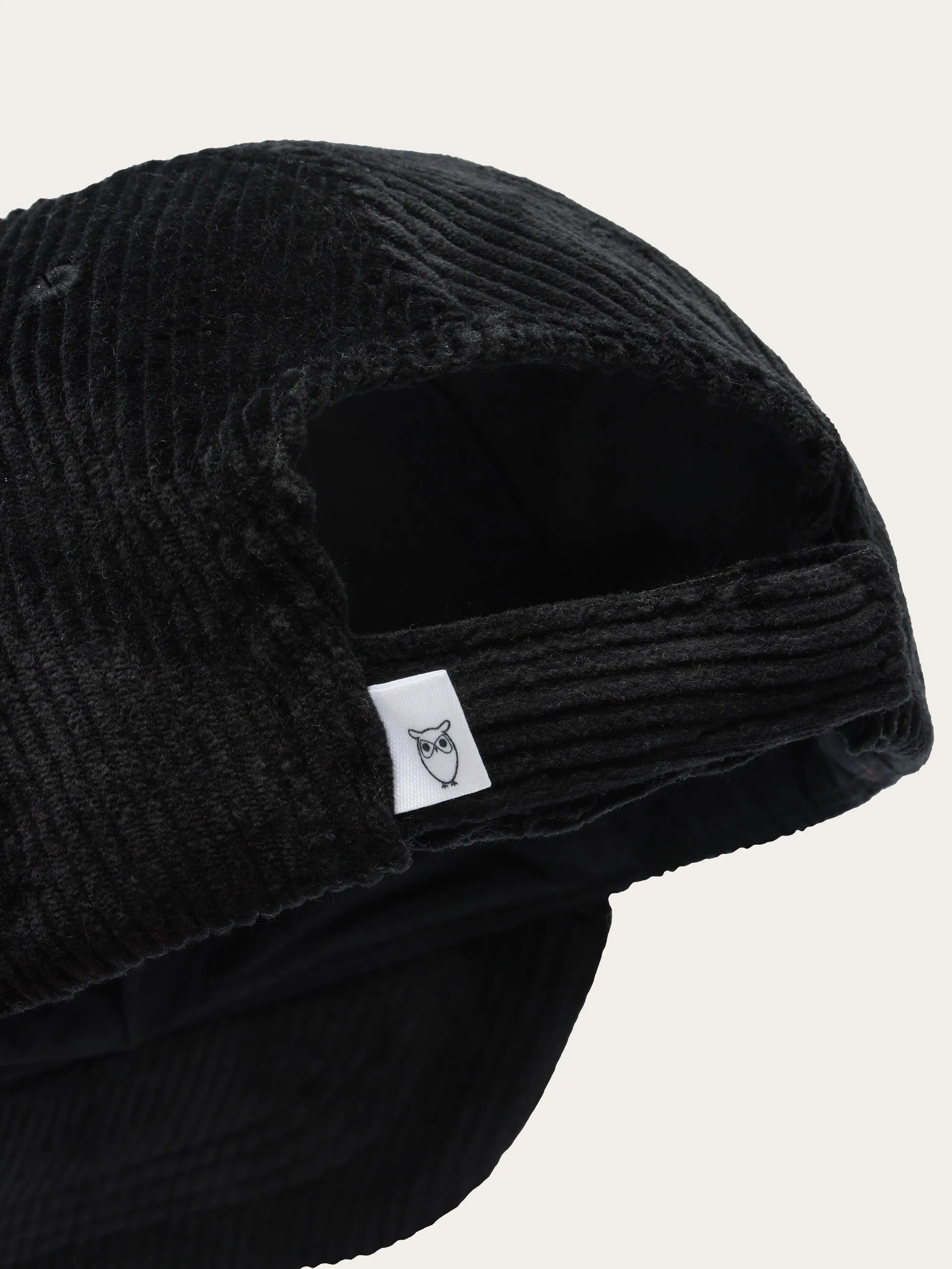 8 Wales corduroy cap - Black Jet