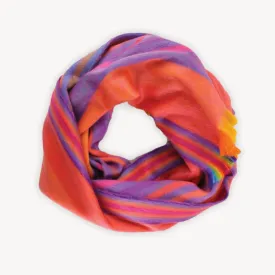 Alpaca Scarf - Sunset Multi Stripe