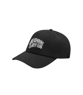 ARCH LOGO CURVED VISOR CAP - BLACK