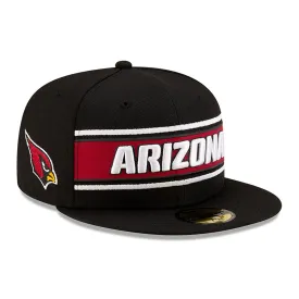 Arizona Cardinals NFL Sideline 2024 Black 59FIFTY Fitted Cap