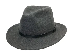 Black Creek Crushable Wool Heritage Fedora