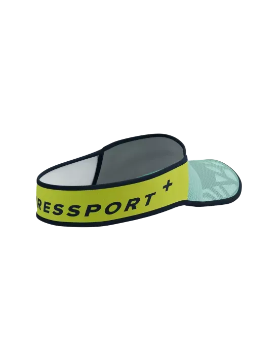 Compressport Spiderweb Ultralight Visor - Eggshell Blue/Green Sheen/Dress Blues