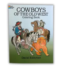 Cowboys of the Old West Coloring Book