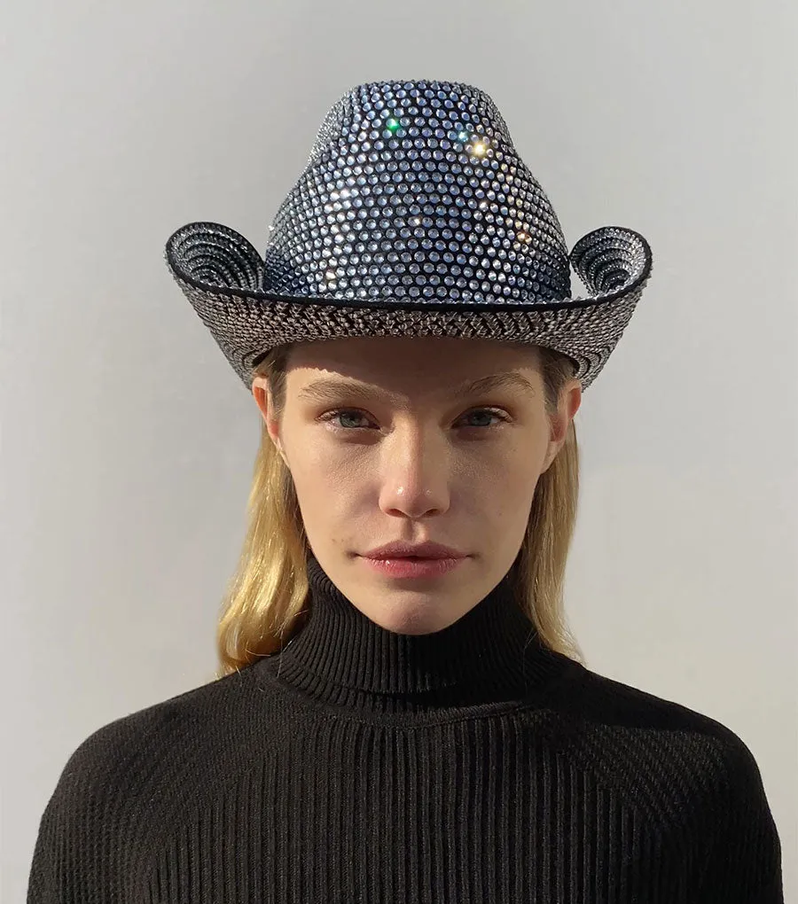 Crystal-embellished Cowboy Hat