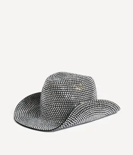 Crystal-embellished Cowboy Hat