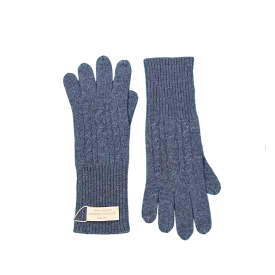 Denim Blue Cashmere Gloves