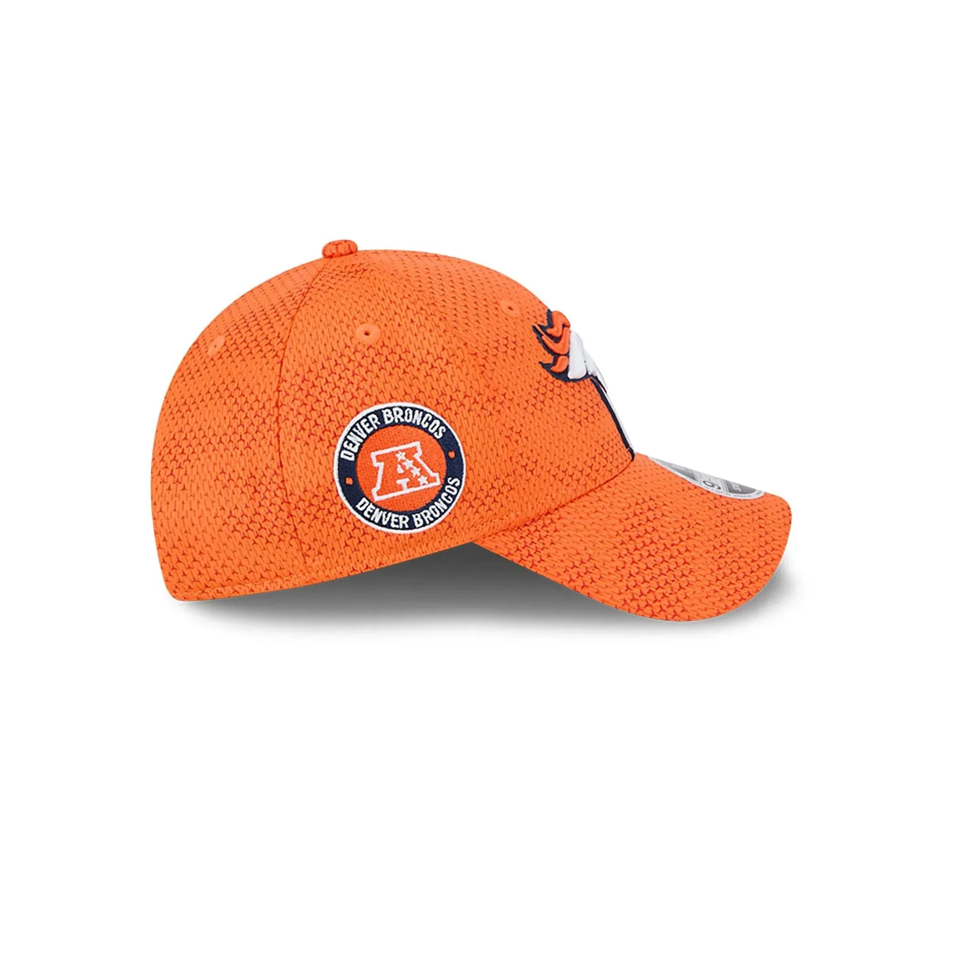 Denver Broncos NFL Sideline 2024 Orange 9FORTY Stretch Snap Cap