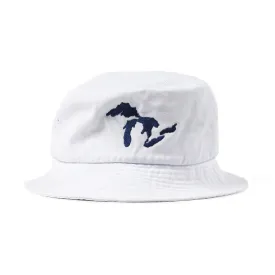 Great Lakes Bucket Hat (White)