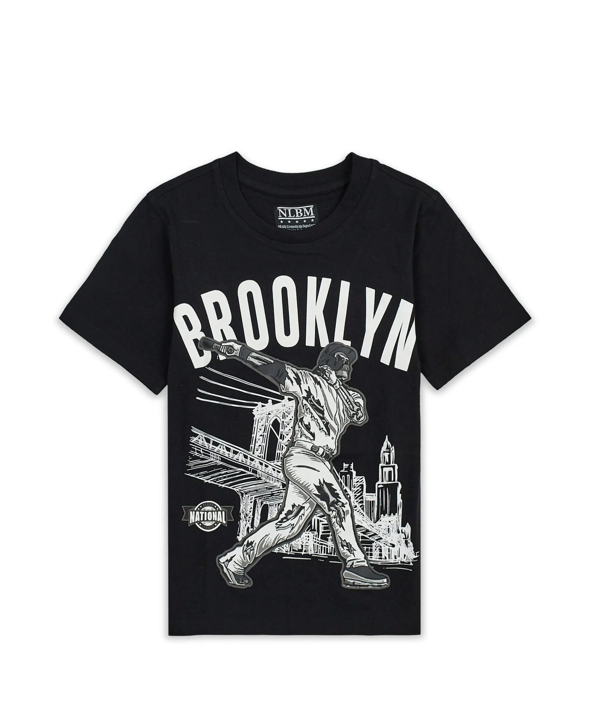 Kids NLBM Brooklyn Short Sleeve Tee - Black