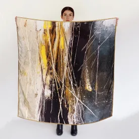 Large silk scarf - Moorland