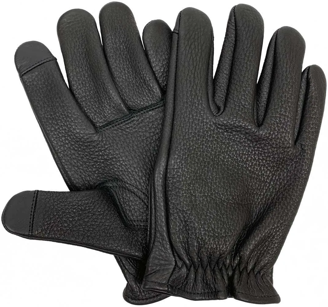 Legendary Men's Deerskin Short Wrist Touchscreen Gloves