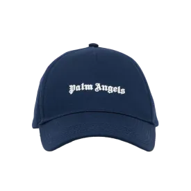 Palm Angels Logo Baseball Cap Navy