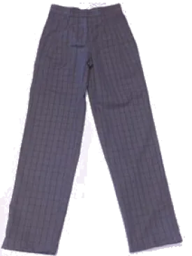 Plaid #99 Pants-Slim Fit Leg