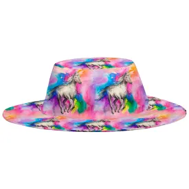 PREORDER Rainbow Horses Beach Hat (Ships w/c 2nd Dec)