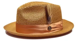 Whiskey Fedora Braided Straw Hat