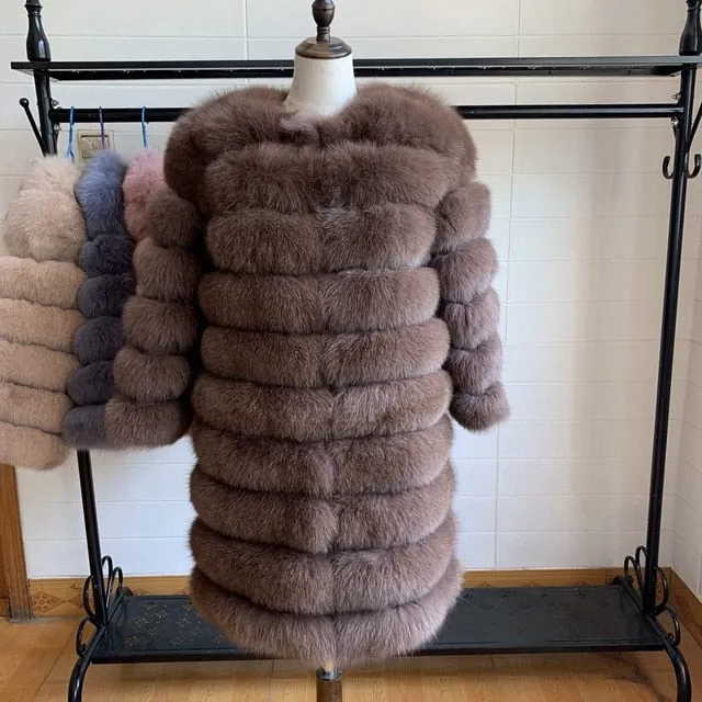 Women Natural Fur Coat Vest Jacket Sweater Winter Women Clothes