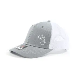 Youth Snapback Trucker (Grey/White)